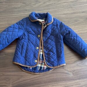 Kids Quilted Blue Jacket